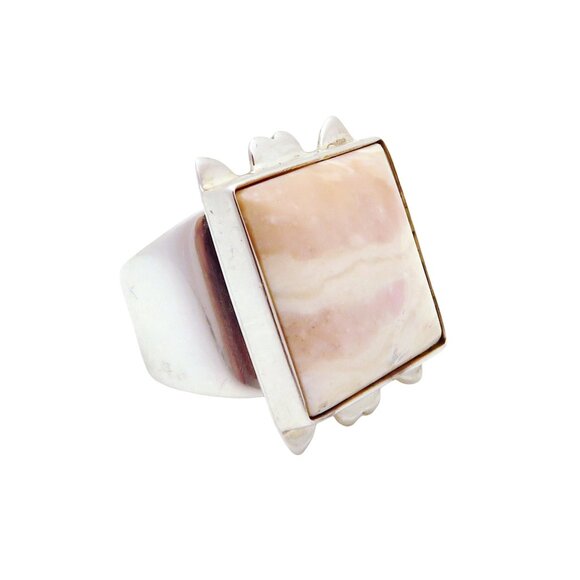 Jay King DTR Sterling Silver Mine Finds Desert Rose Sunstone Ring Size 6.75 - Picture 11 of 11